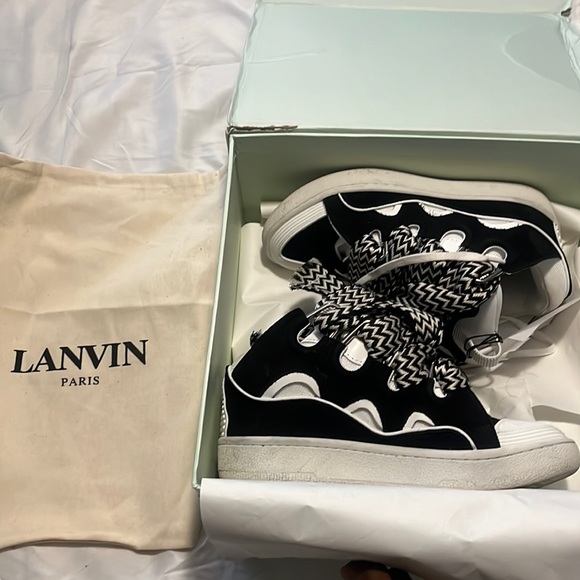 lanvin white and black